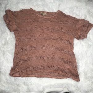 Woven multicolored top